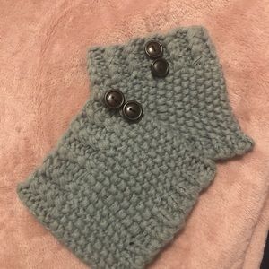 Gray Boot Cuffs